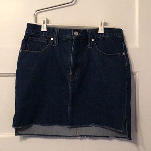 Madewell Jean Skirt